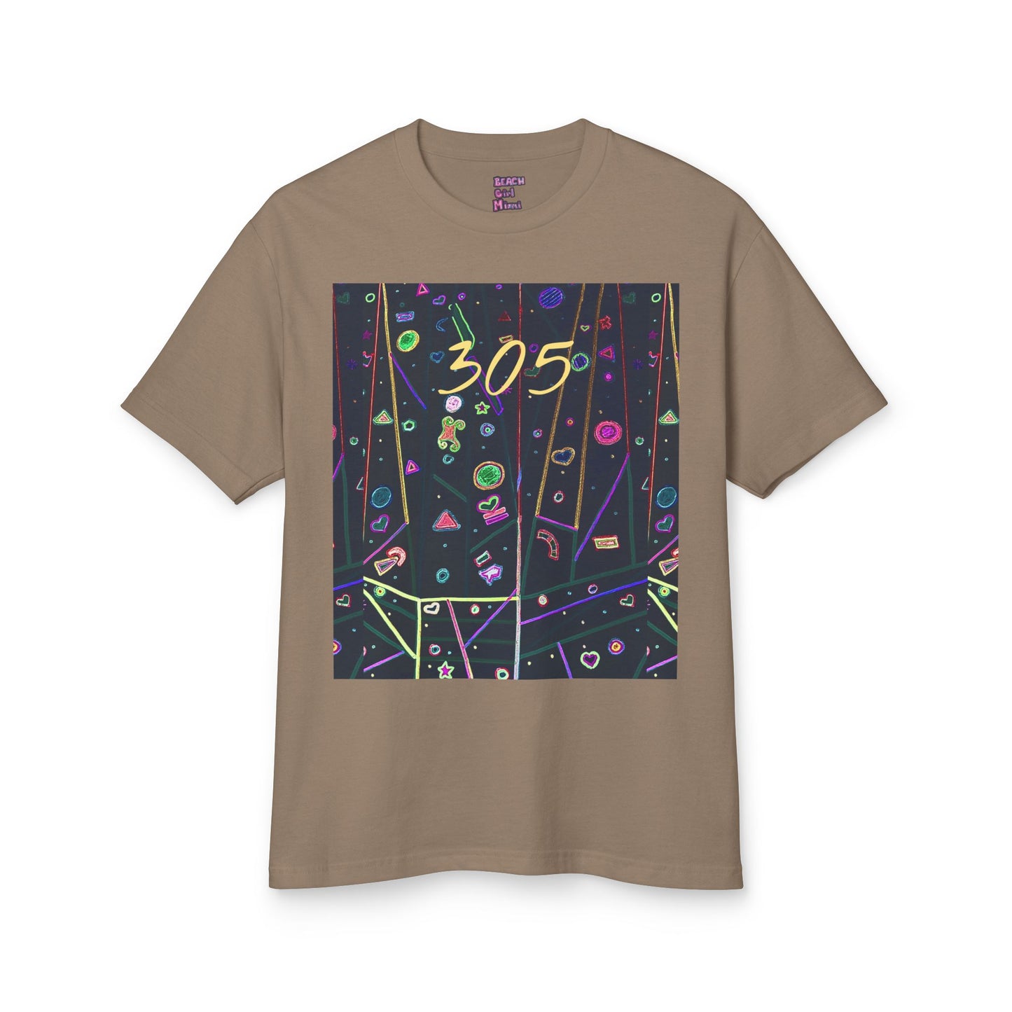 Beach Girl Miami's - 305 Neon Vibes Tee