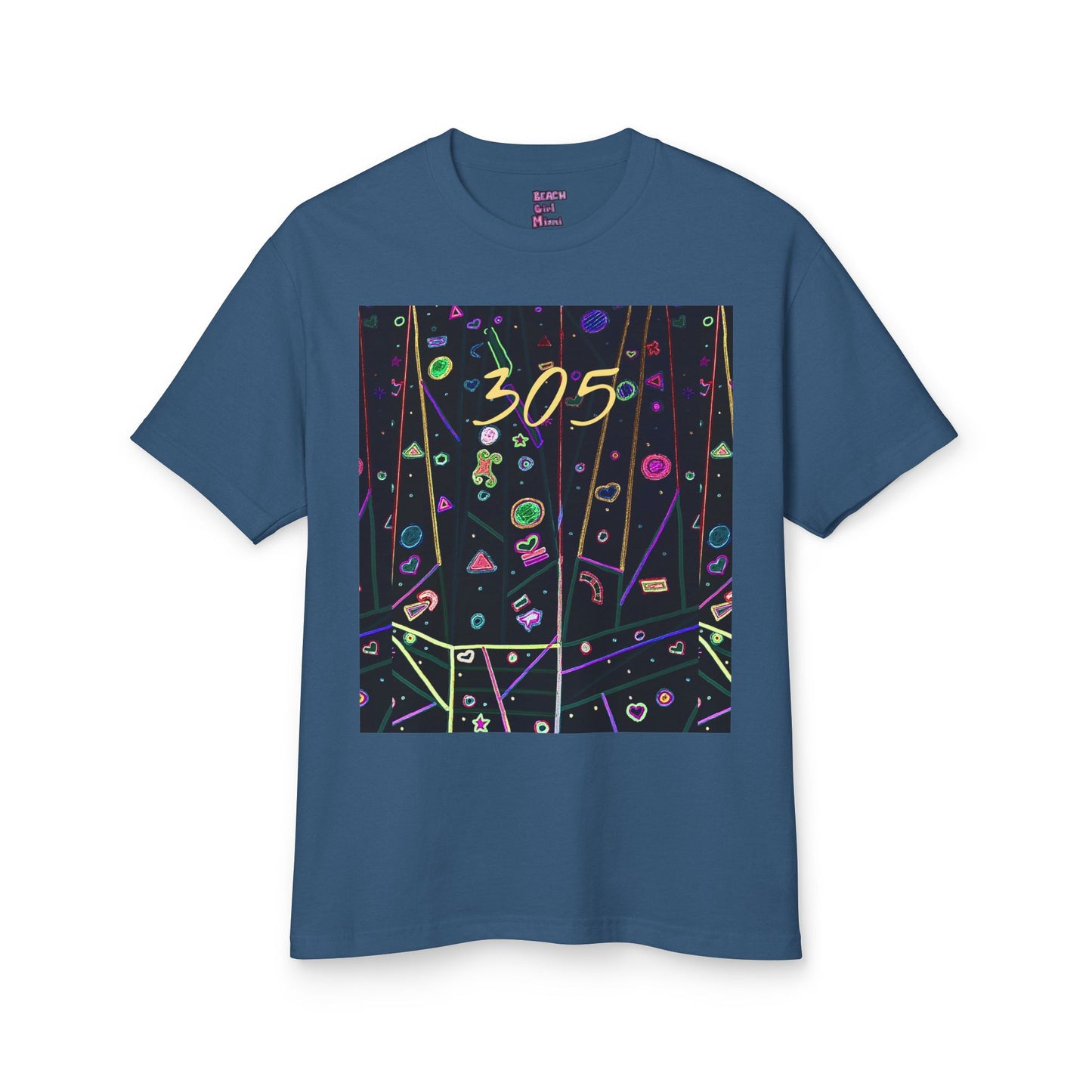 Beach Girl Miami's - 305 Neon Vibes Tee