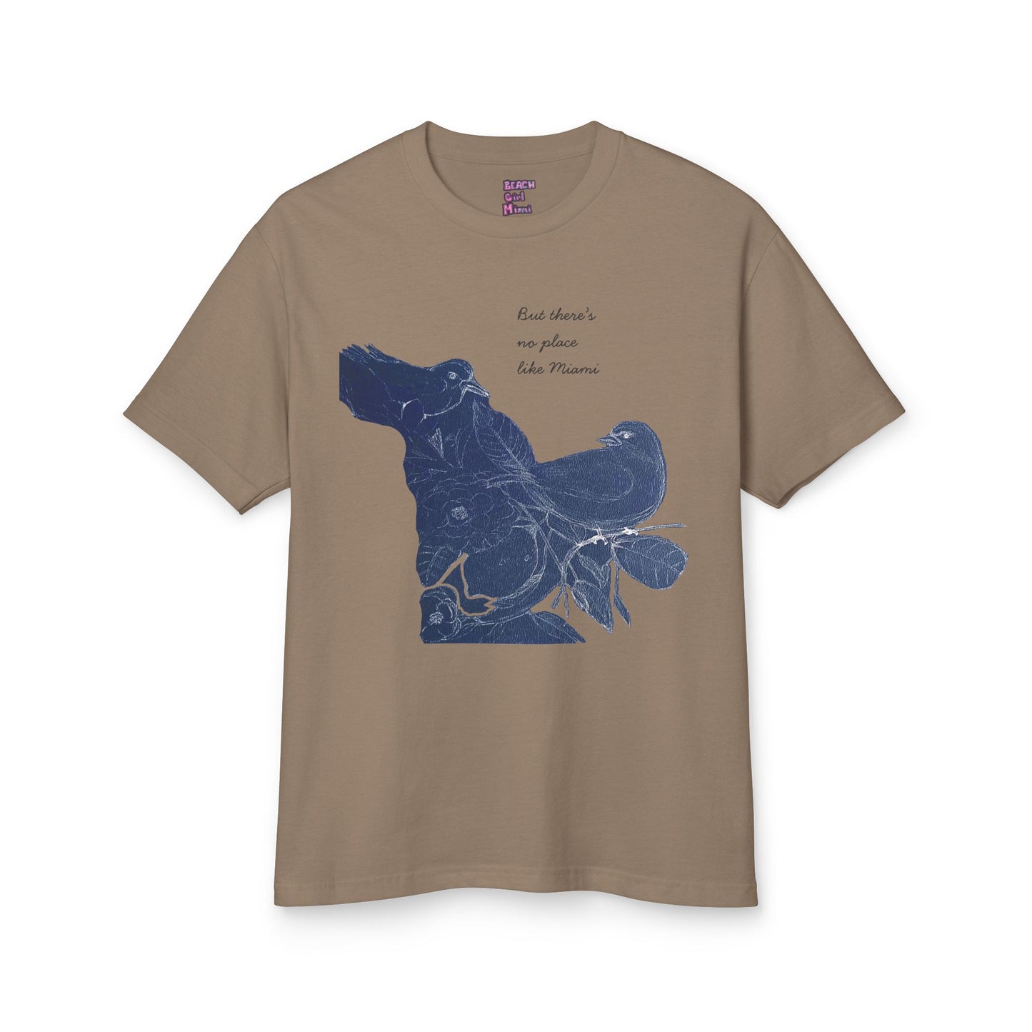 Beach Girl Miami's - No Place Like MIA Birds Tee