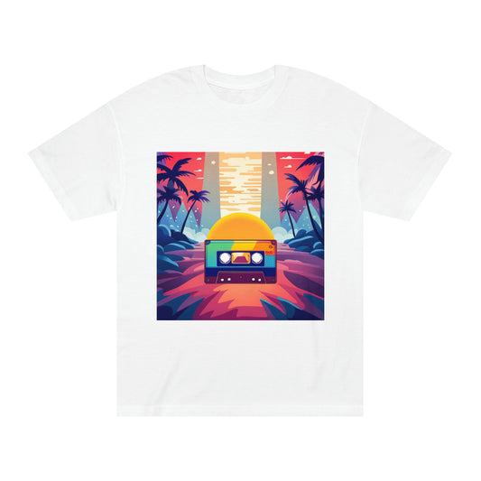 90s Cassette Beach Girl Miami’s Unisex Classic Tee