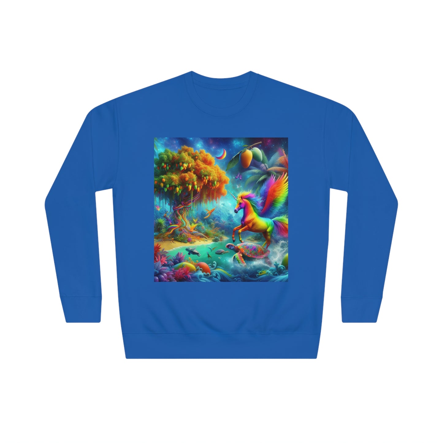 Beach Girl Miami's Magical Mango Unisex Crew Sweatshirt