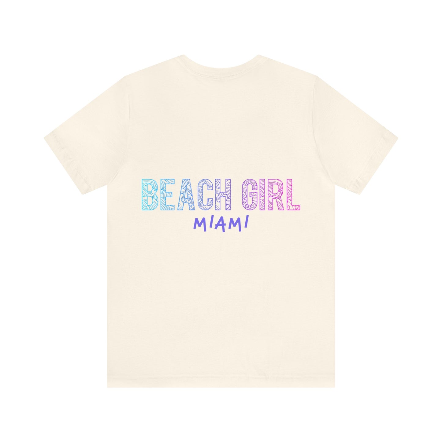 Palms Beach Girl Miami's Unisex Jersey Tee