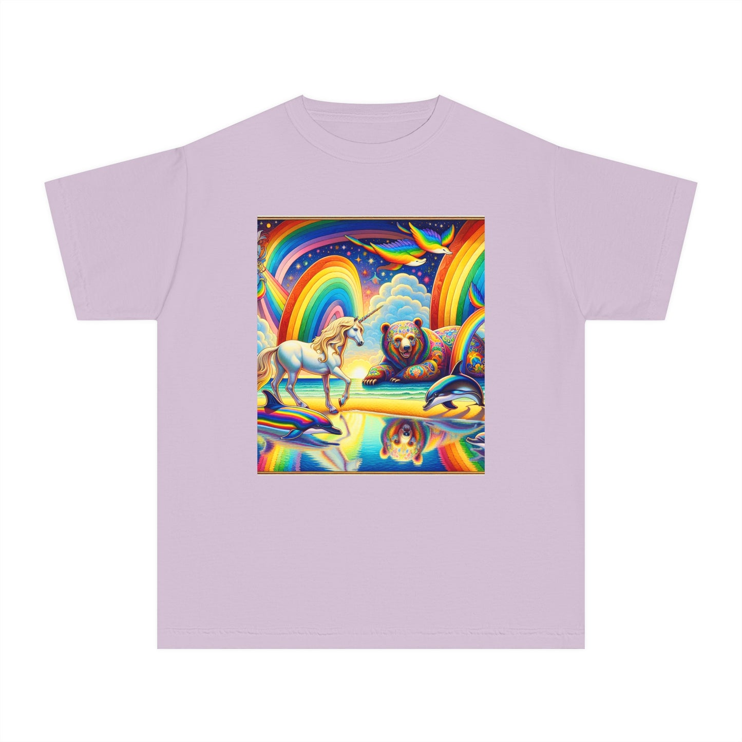 Beach Girl Miami's Multiverse Unicorn Youth Midweight Tee