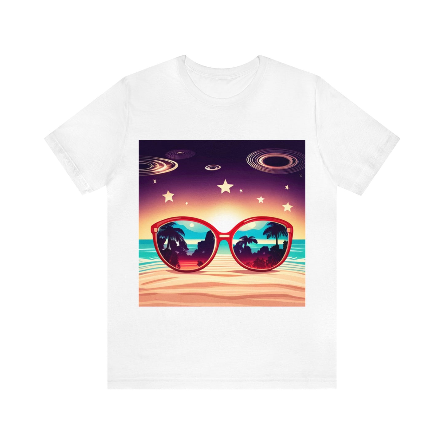 Beachy Vibes Beach Girl Miami's Unisex Jersey Tee