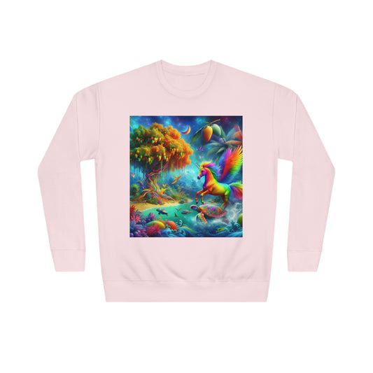 Beach Girl Miami's Magical Mango Unisex Crew Sweatshirt