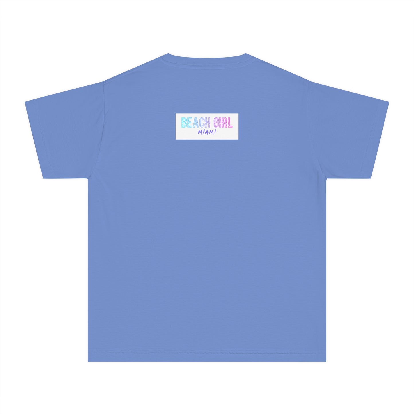 Beach Girl Miami's Unicorn Dolphin Youth Midweight Tee