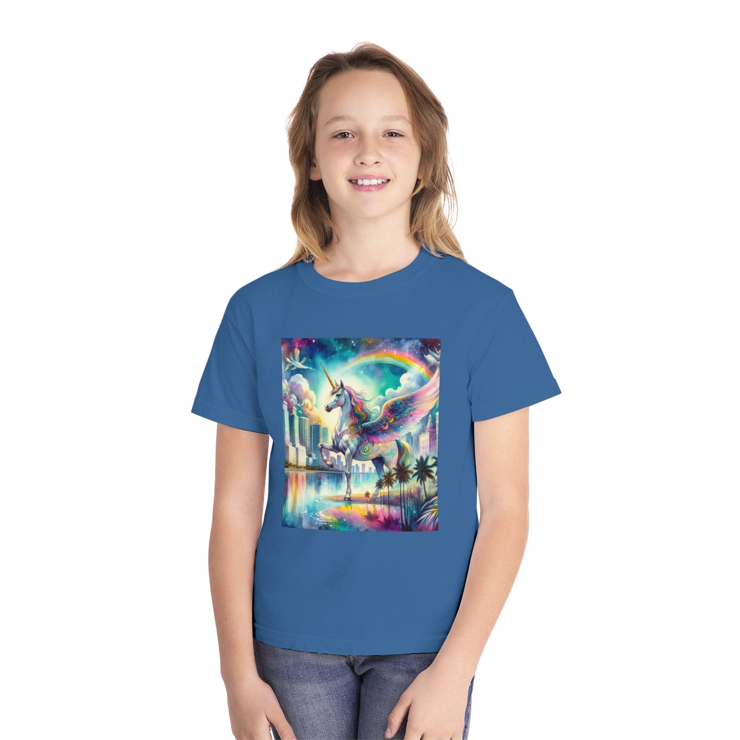 Beach Girl Miami's Pegasus Youth Midweight Tee