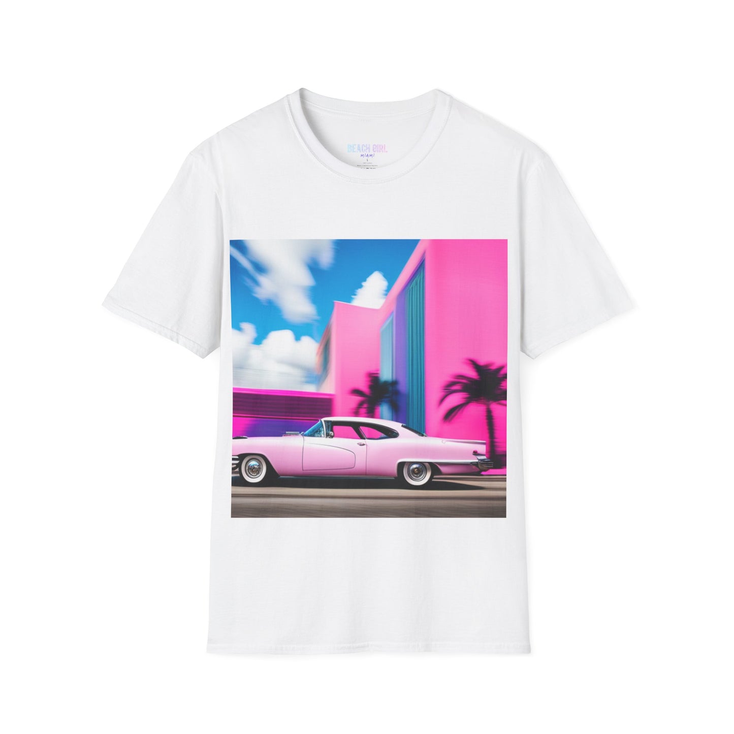 Get in P Beach Girl Miami's Unisex Soft-style T-Shirt