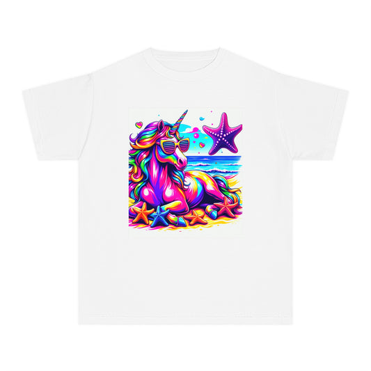 Beach Girl Miami's Unicorn Starfish Youth Midweight Tee