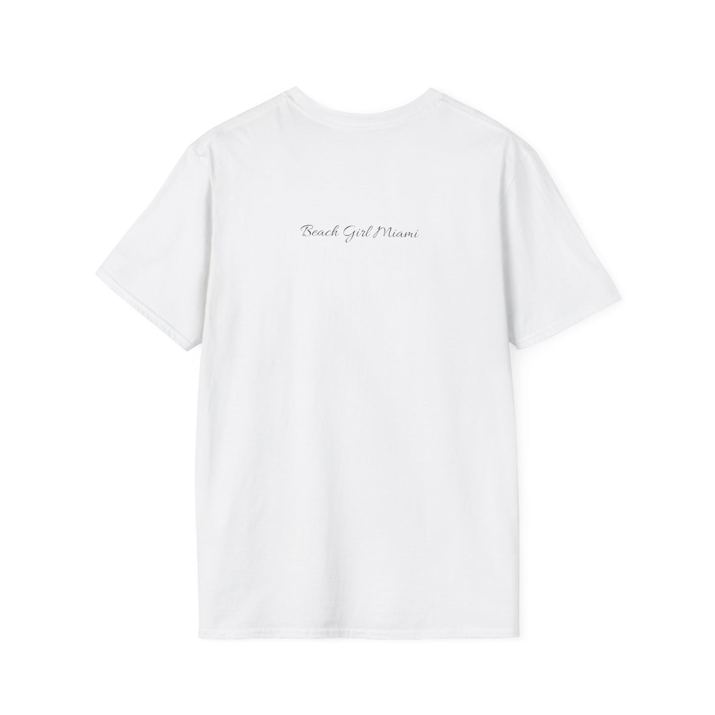 Get in O Beach Girl Miami’s Unisex Softstyle T-Shirt