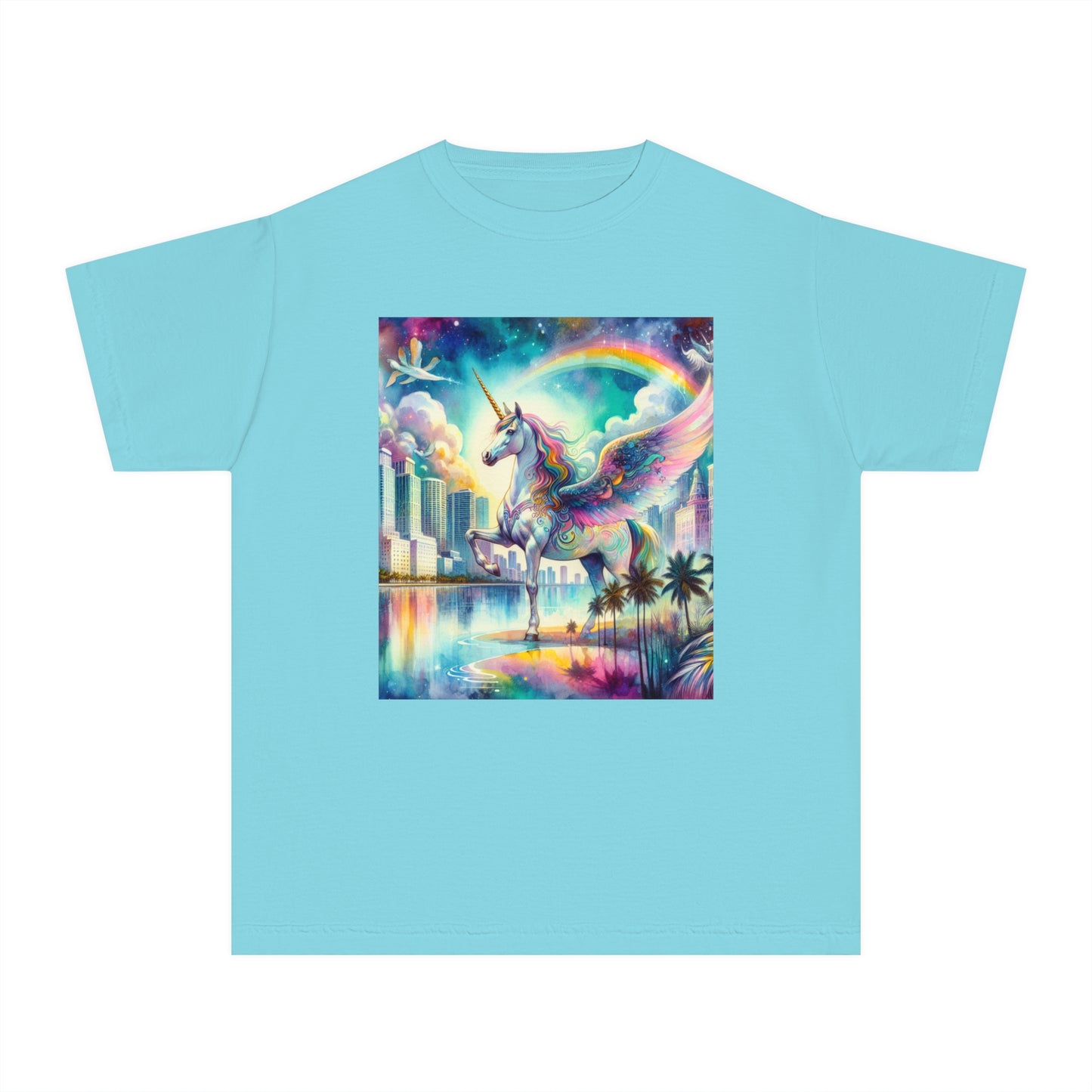 Beach Girl Miami's Pegasus Youth Midweight Tee