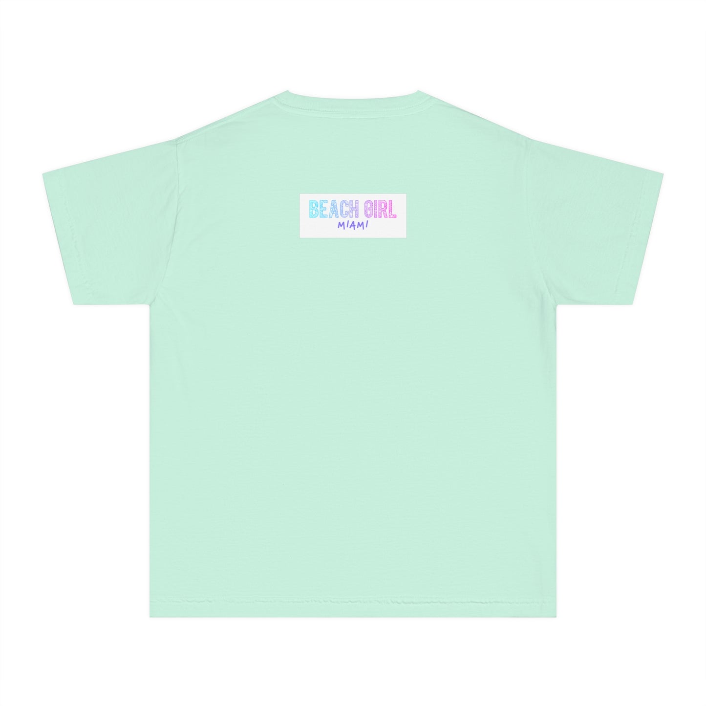 Beach Girl Miami's Unicorn Dolphin Youth Midweight Tee