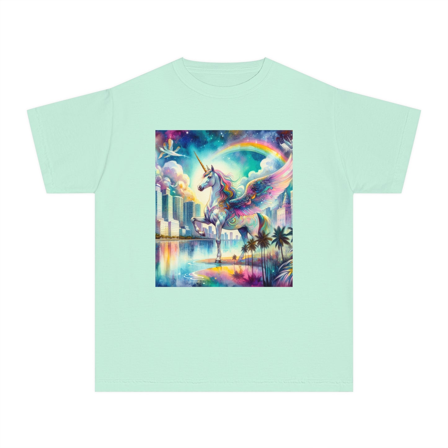 Beach Girl Miami's Pegasus Youth Midweight Tee