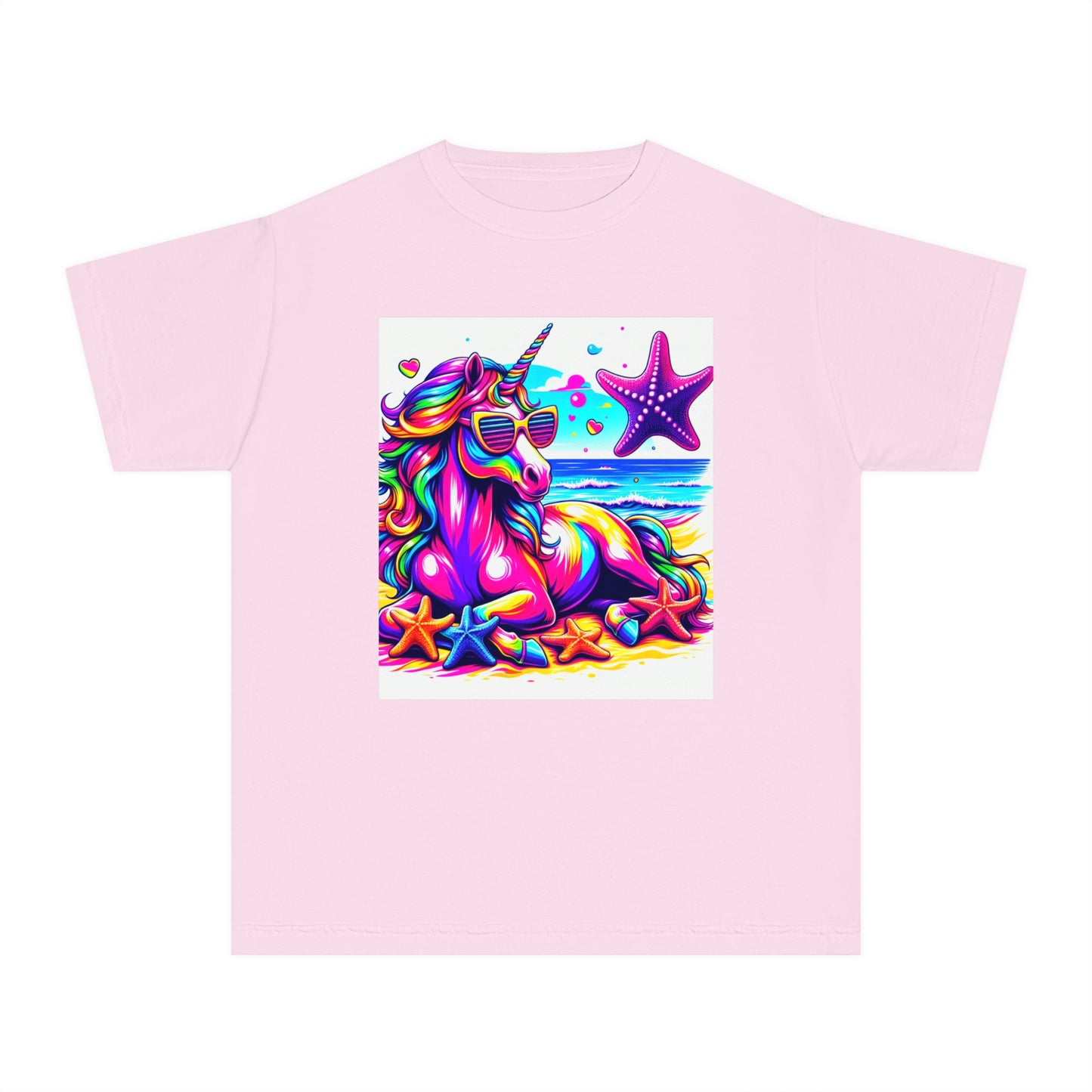 Beach Girl Miami's Unicorn Starfish Youth Midweight Tee