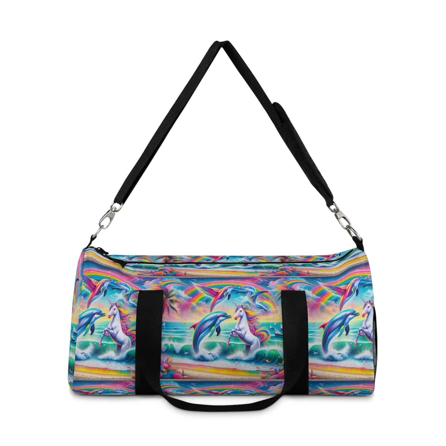 Beach Girl Miami's Unicorn Dolphin Duffel Bag