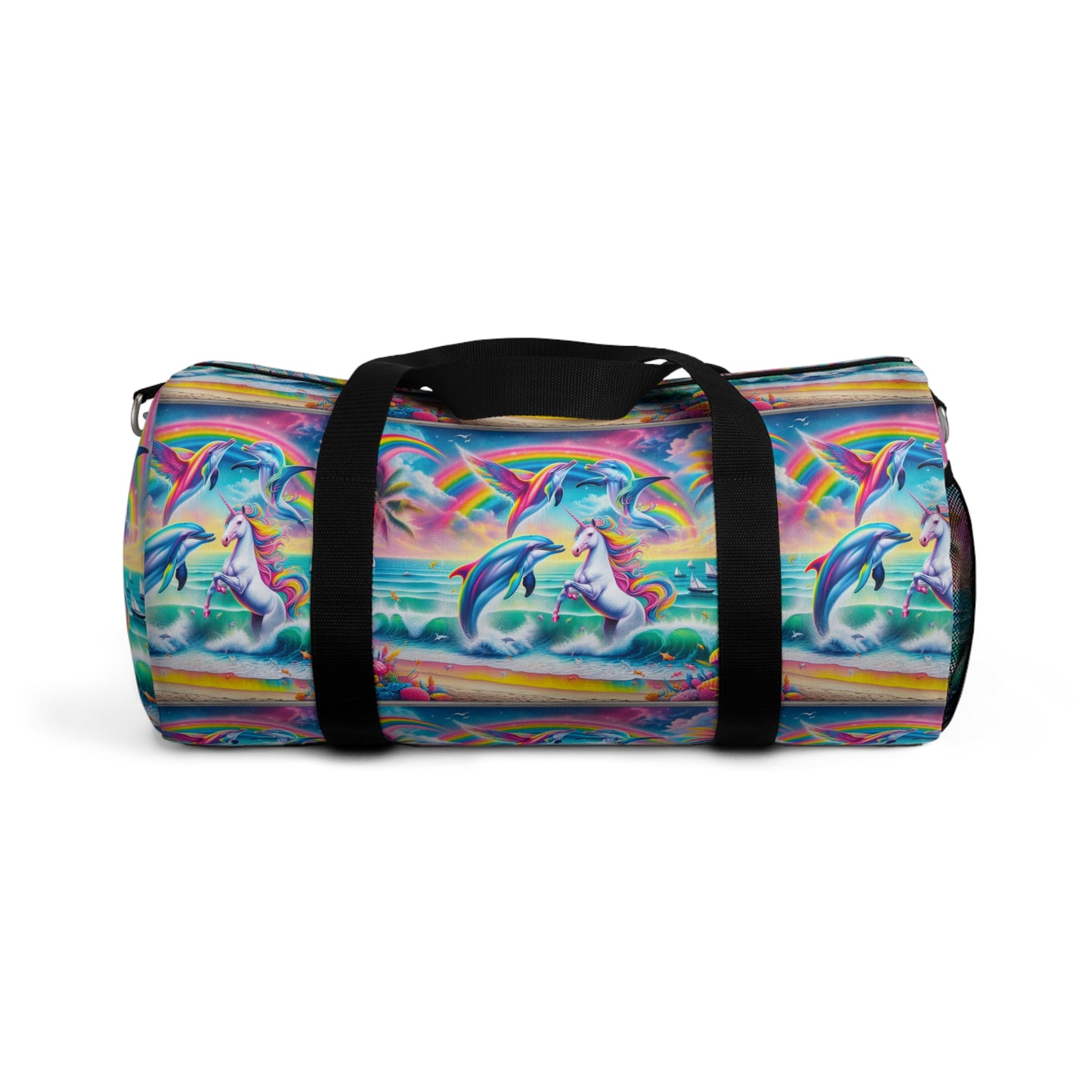 Beach Girl Miami's Unicorn Dolphin Duffel Bag