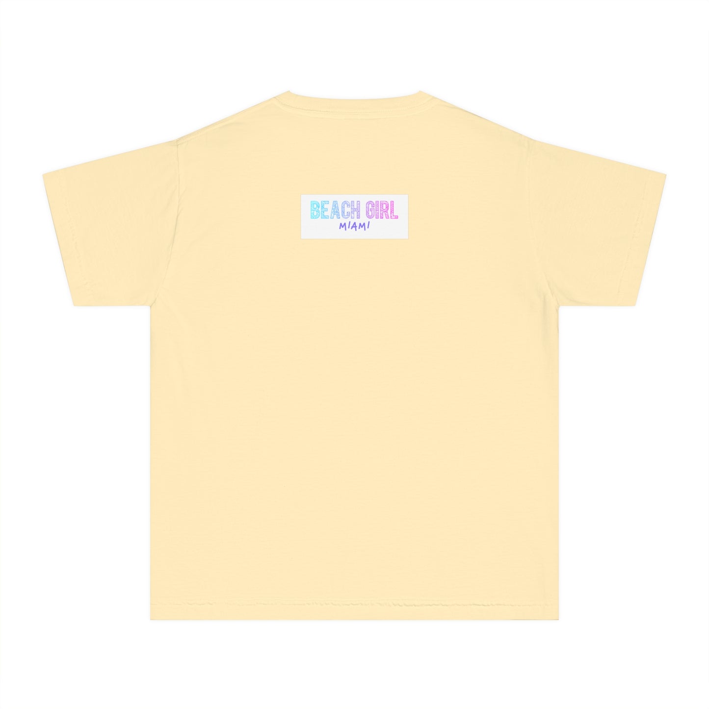 Beach Girl Miami's Unicorn Dolphin Youth Midweight Tee