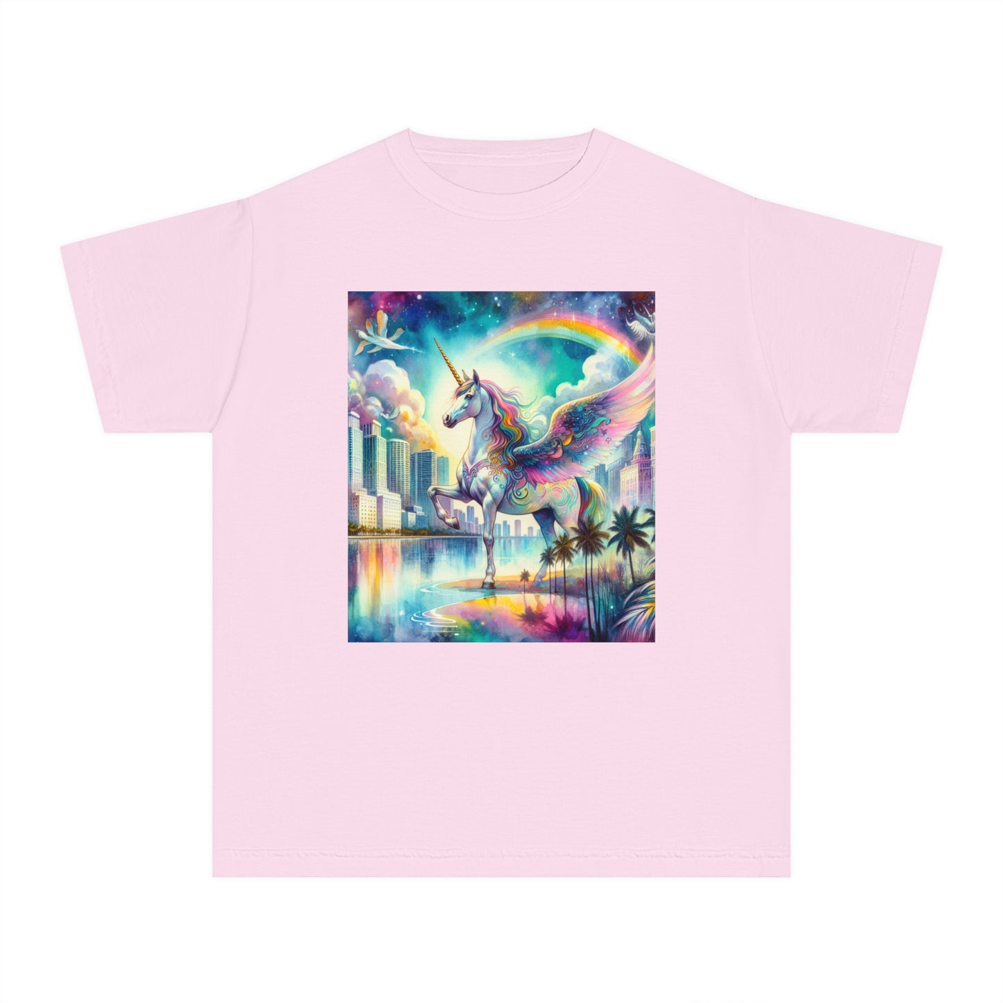 Beach Girl Miami's Pegasus Youth Midweight Tee