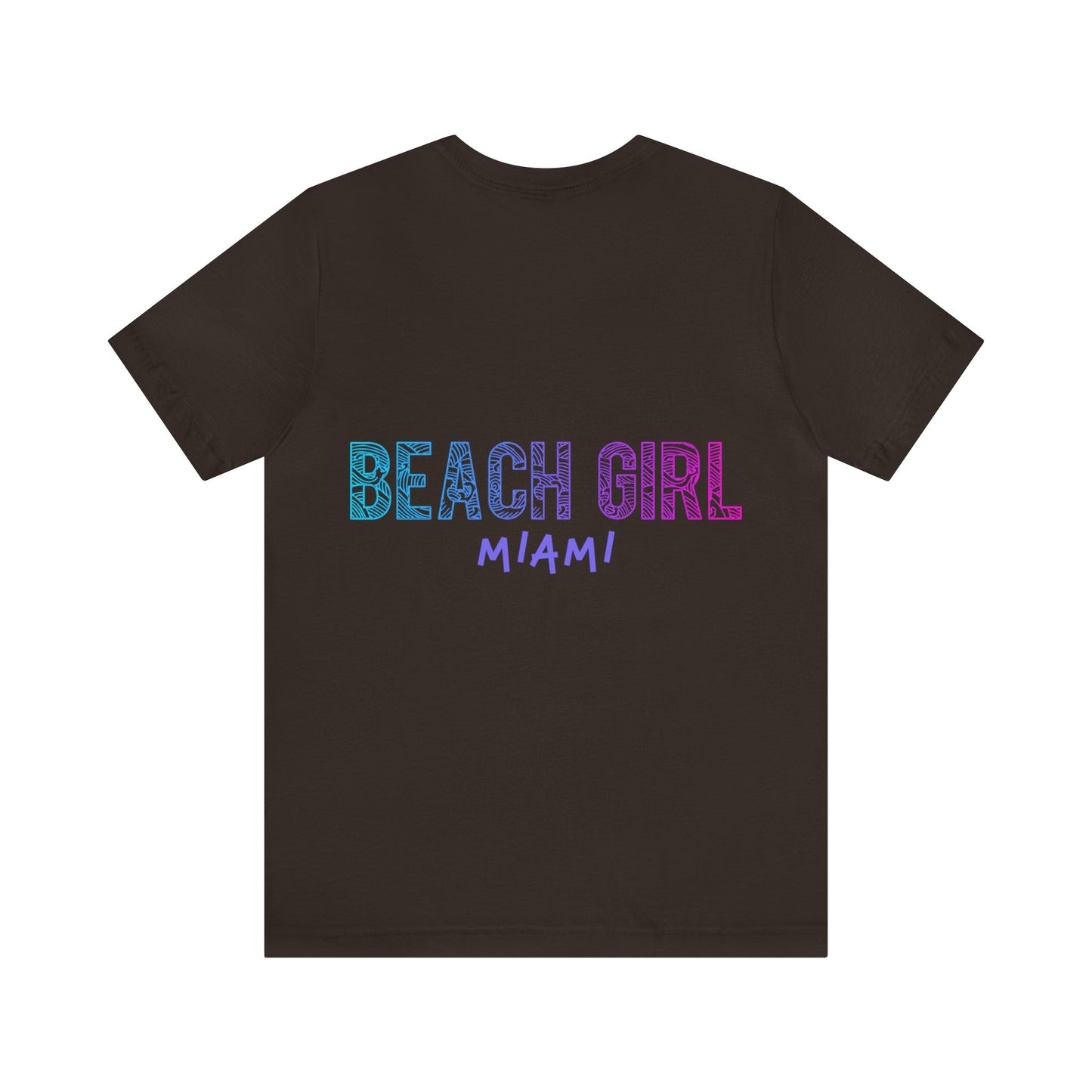 Palms Beach Girl Miami's Unisex Jersey Tee